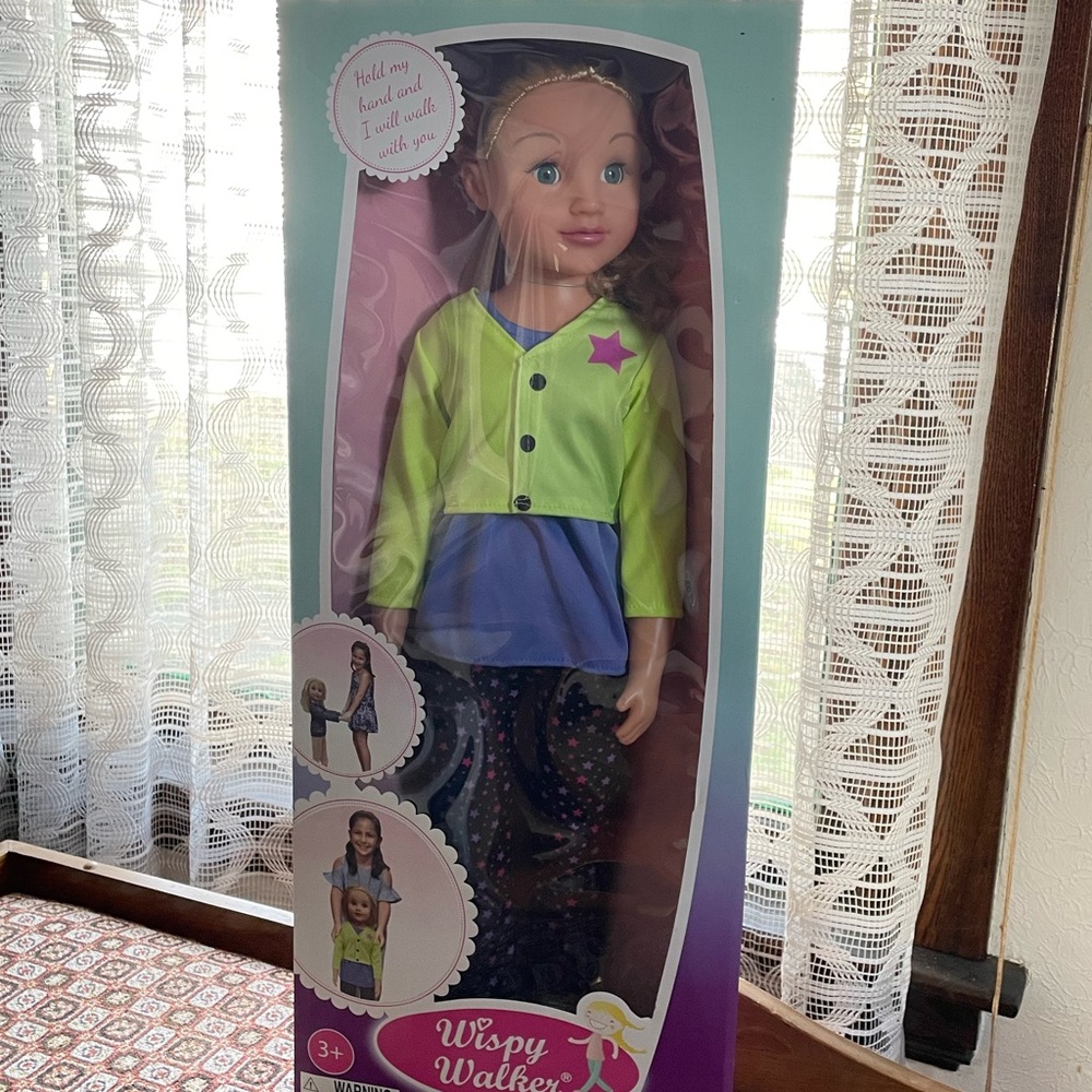 Wispy Walker Doll with Colorful Outfit